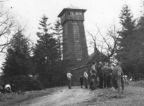 Třetí foto středisková výprava na Lázek 1969 - rozhledna nedaleko Zábřehu